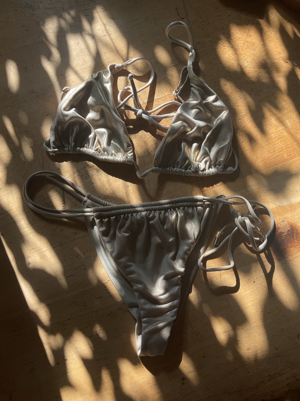 Vix Pewter Shimmer Bikini